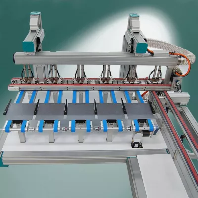 Bild: Vakuum-Transportband für 4.000 Wafer pro Stunde