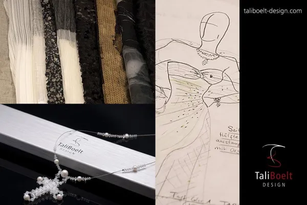 Bild: Von der ersten Skizze zum Traumkleid. Braut- und Abendmode von TaliBoelt Design in München und Umgebung.
