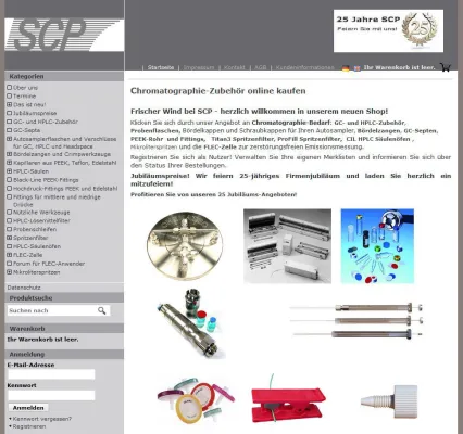 25 Jahre Seitz Chromatographie Produkte – jetzt Jubiläumspreise Bild: 25 Jahre Seitz Chromatographie Produkte – jetzt Jubiläumspreise