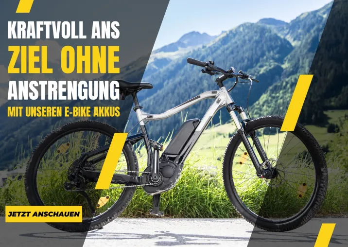 Bild: Hochwertige E-Bike Akkus & Ersatzakkus namhafter Hersteller bei AKKUman.de