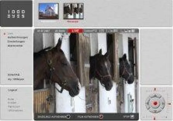 Bild: Stute und Fohlen immer im Blick - 1000eyes Videoüberwachung für Züchter und Pferdeliebhaber