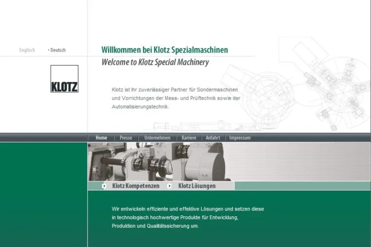 Bild: Klotz gestaltet Internetauftritt neu