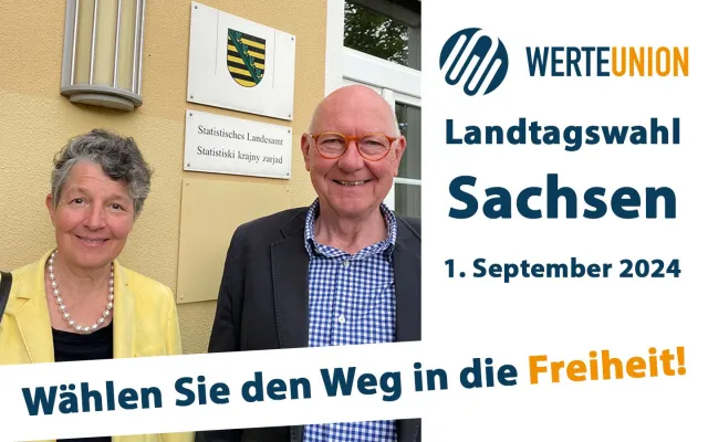 Bild: WerteUnion Sachsen zur Landtagswahl zugelassen - Ein Zeichen für die Bürger!