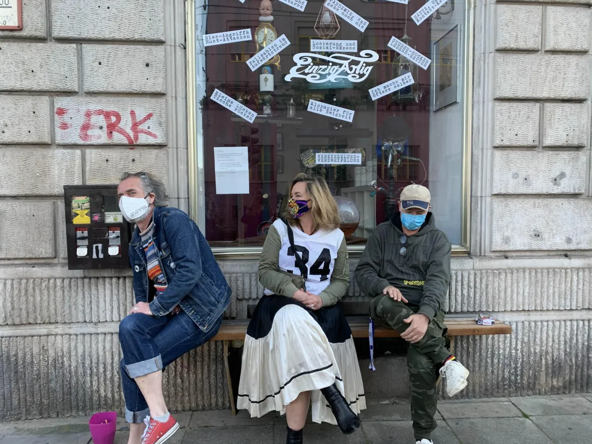 Erste Corona-Ausstellung Marcus Alexander Gwiasda, Anna Maria Niemann, Karsten Diekmann