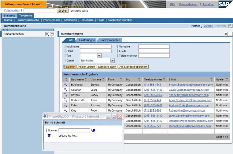 Bild: Dialogika integriert XPhone CTI Funktionen in SAP NetWeaver™ Technologie