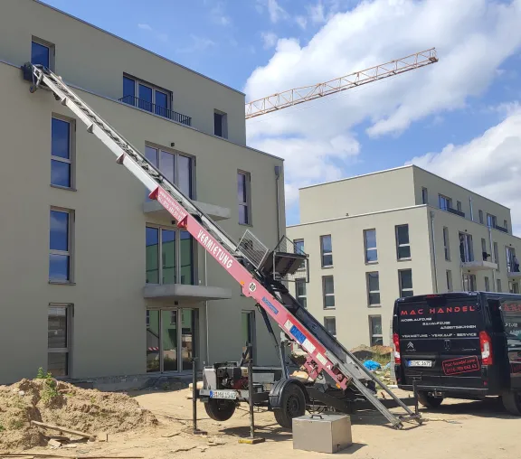 Transportabläufe bei schweren Lasten auf Baustellen optimieren – MAC Handel & Vermietung in Berlin Bild: Transportabläufe bei schweren Lasten auf Baustellen optimieren – MAC Handel & Vermietung in Berlin