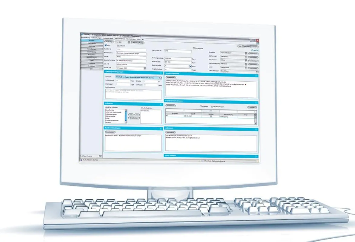 bePAL ERP - die ideale ERP-Software für kleine und mittelständische Unternehmen.