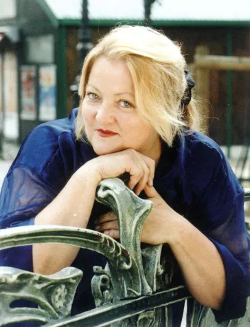 Bild: Marianne Sägebrecht liest am 6. April 2008 um 15 Uhr in der Galerie Ruf Harmating