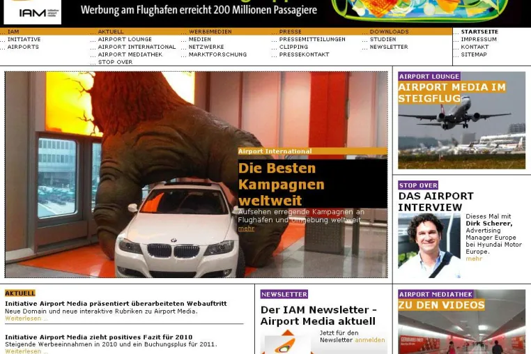 Bild: Initiative Airport Media präsentiert neues Airport-Portal