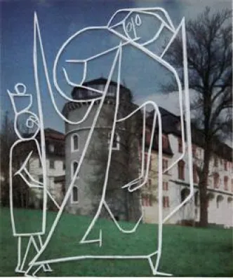 Bild: 'Gestalt - Engel - Klee' - Monika Thiele in der Galerie Supper, Baden-Baden