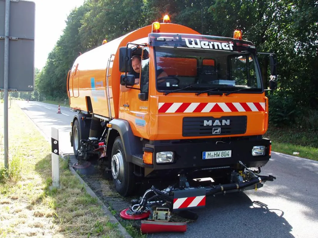 Kommunen erhalten einen genauen GPS-basierten Nachweis zu erbrachten Straßenreinigungsleistungen.