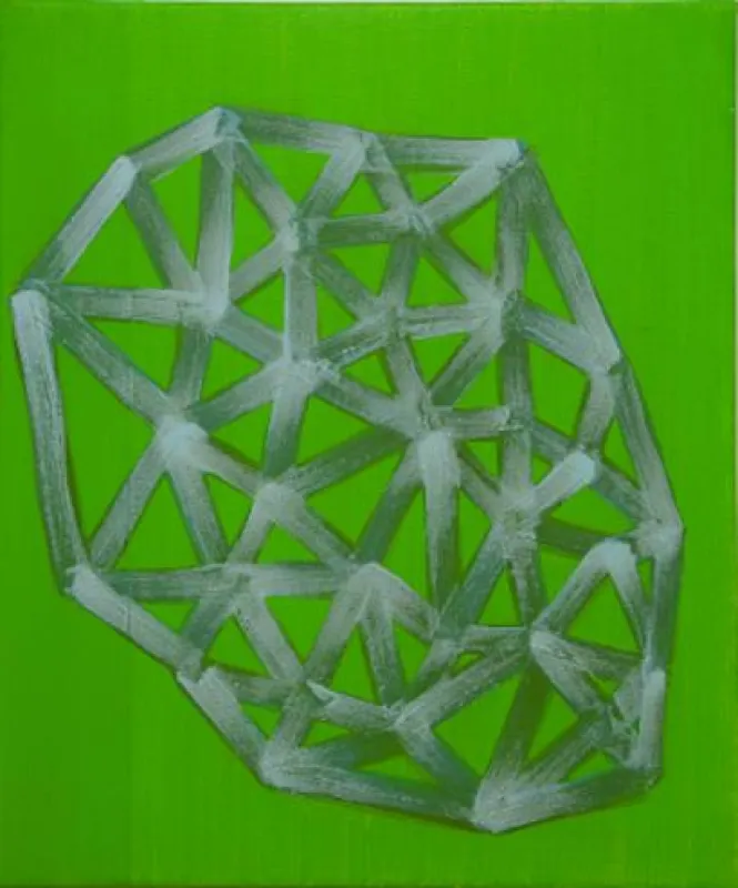 Ivo Ringe, SKULL, 2010, Acryl/Lwd., 60 x 50 cm