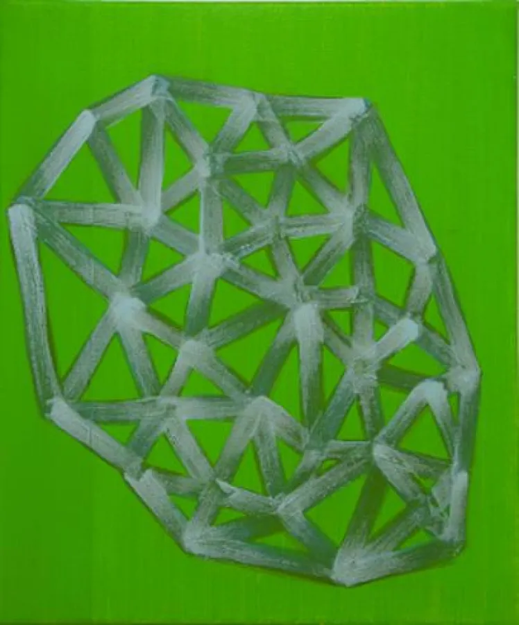 Ivo Ringe, SKULL, 2010, Acryl/Lwd., 60 x 50 cm