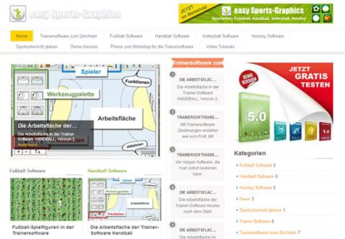 Bild: Neuer Blog für Sportzeichnungen