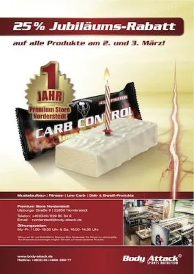 Bild: Satte Rabatte in Norderstedt – Zum Geburtstag macht Body Attack die Preise klein
