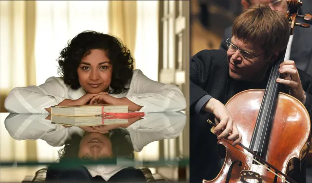 Bild: Sheila Arnold (Klavier) und Guido Schiefen (Cello) spielen Werke von Brahms