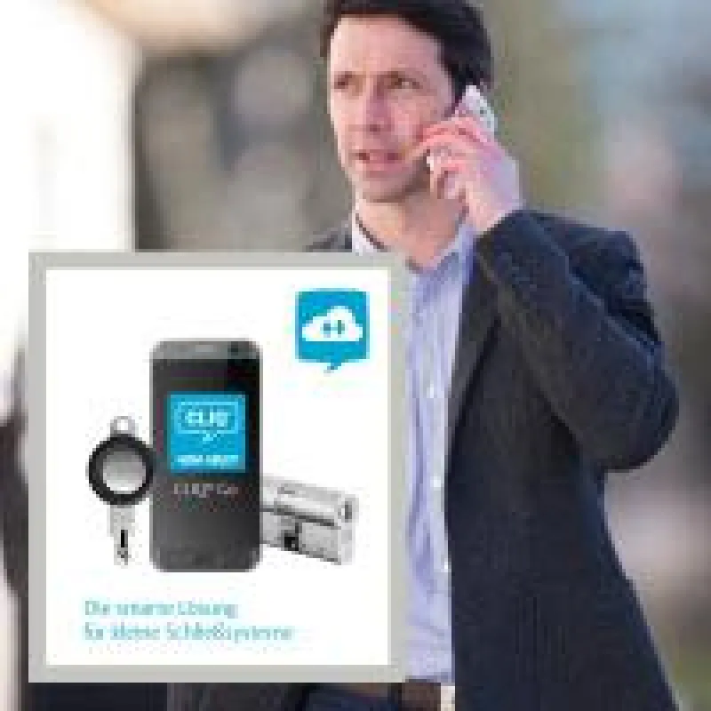 Mit CLIQ® Go lässt sich die Schließanlage über die Cloud verwalten. Grafik: ASSA ABLOY