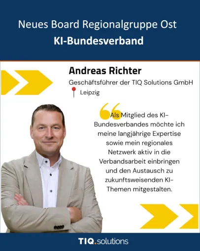 Bild: Andreas Richter übernimmt Regionalleitung im KI Bundesverband für die Regionalgruppe Ost