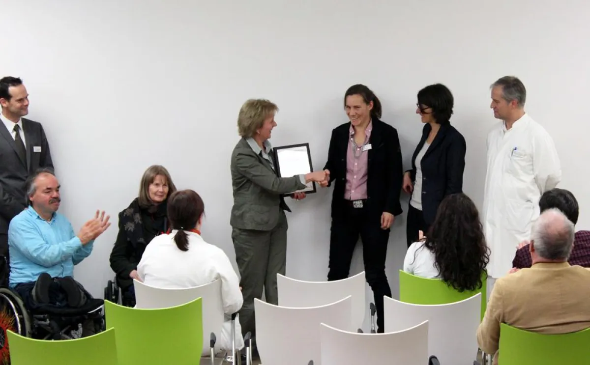 Die Dr. Becker Rhein-Sieg-Klinik ist Deutschlands zweite Selbsthilfefreundliche Rehaklinik