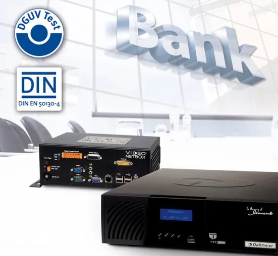 Dallmeier Recorderreihe „Bank“ für IP- und HD-Kameras zertifiziert Bild: Dallmeier Recorderreihe „Bank“ für IP- und HD-Kameras zertifiziert