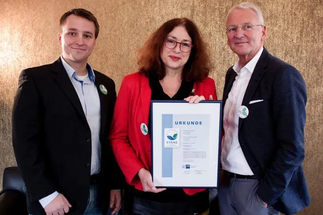 Nachhaltiges Eventbusiness: VAGEDES & SCHMID erhält EMAS-Umweltzertifikat Bild: Nachhaltiges Eventbusiness: VAGEDES & SCHMID erhält EMAS-Umweltzertifikat