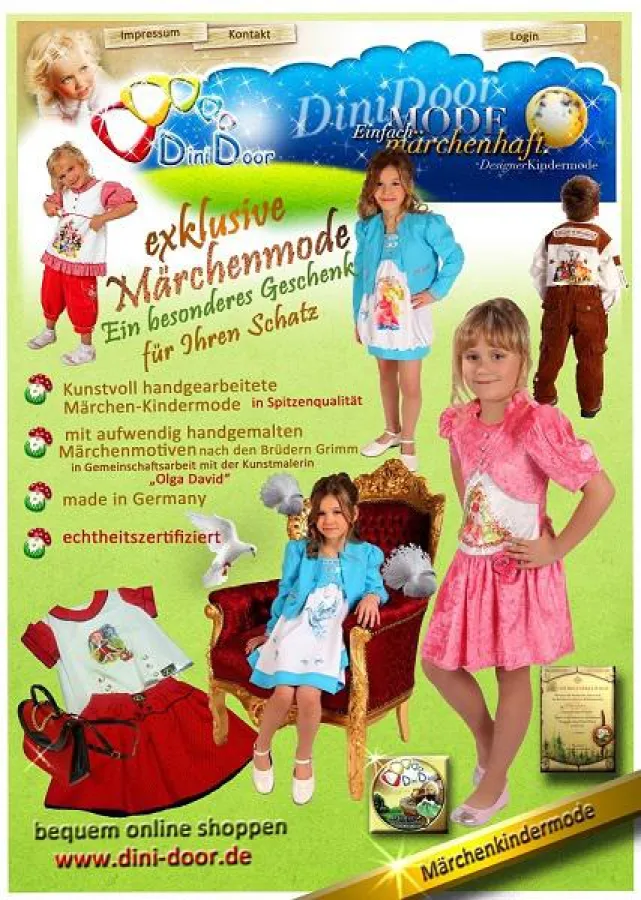 Deckblatt Märchenmodekatalog