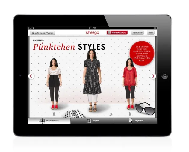 Bild: Anziehpuppe mal anders: sheego bringt Mode für Kurvenstars aufs iPad