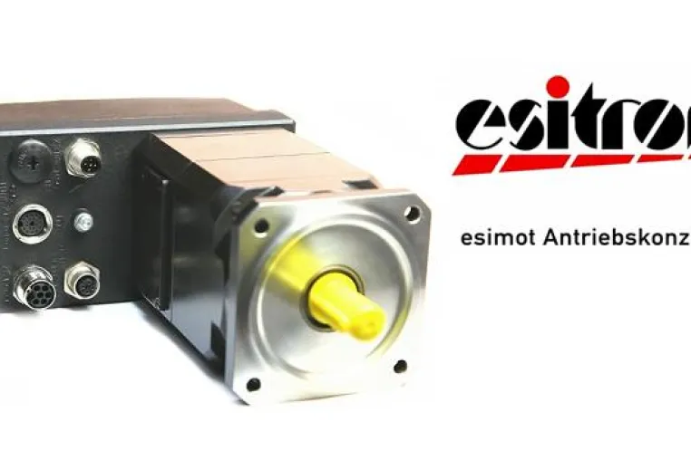 Bild: Kompakte Antriebstechnik: Der dezentrale Servomotor esiMot von esitron