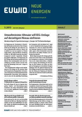 Bild: Überraschung geglückt: Bundesumweltminister Peter Altmaier will EEG-Umlage einfrieren