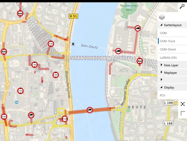 Bild: Navkonzept: Truckattribute auf einen Blick