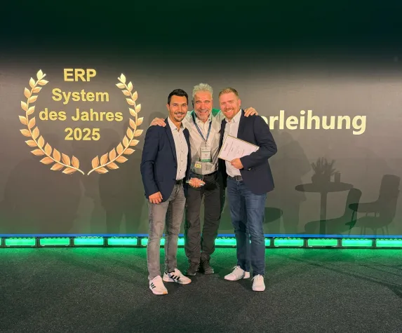 Bild: Reybex ist Sieger in der Kategorie „Cloud-native ERP“ beim Wettbewerb „ERP-System des Jahres 2025“