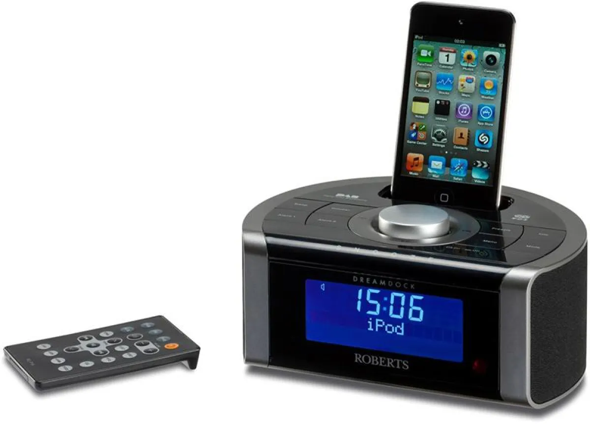 Roberts dreamDock: DAB+ Radiowecker und iPod-Dock
