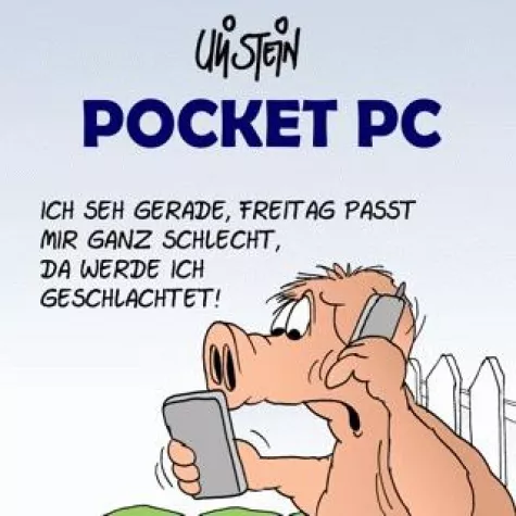 Bild: Uli Stein Cartoons jetzt auch auf dem PDA