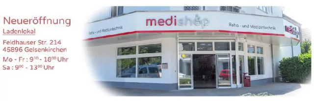 Bild: Neuer Medishop Showroom eröffnet in Gelsenkirchen - Ausstellung für Hilfsmittel Reha- und Medizintechnik
