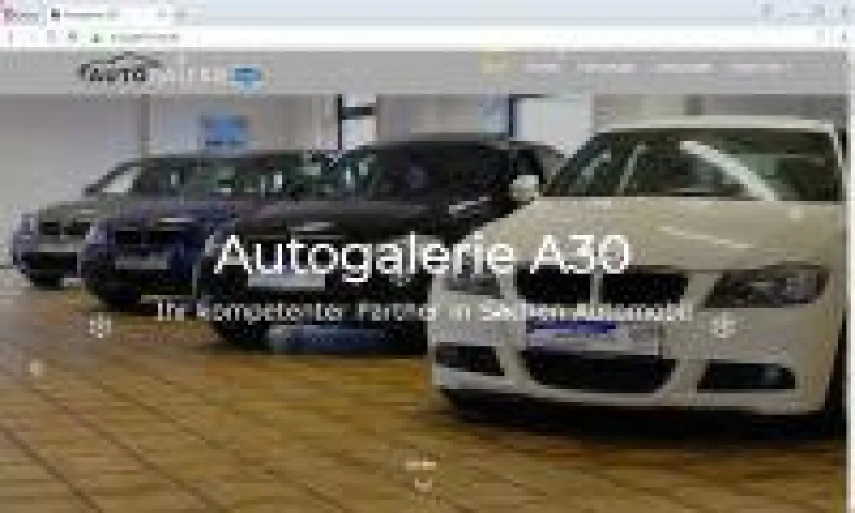 cmsGENIAL-System für Autogalerie A30