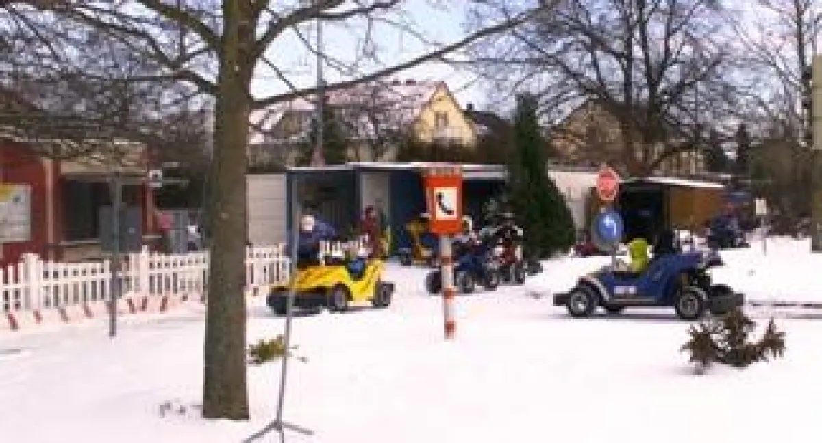 Kiddi-Car im Winter