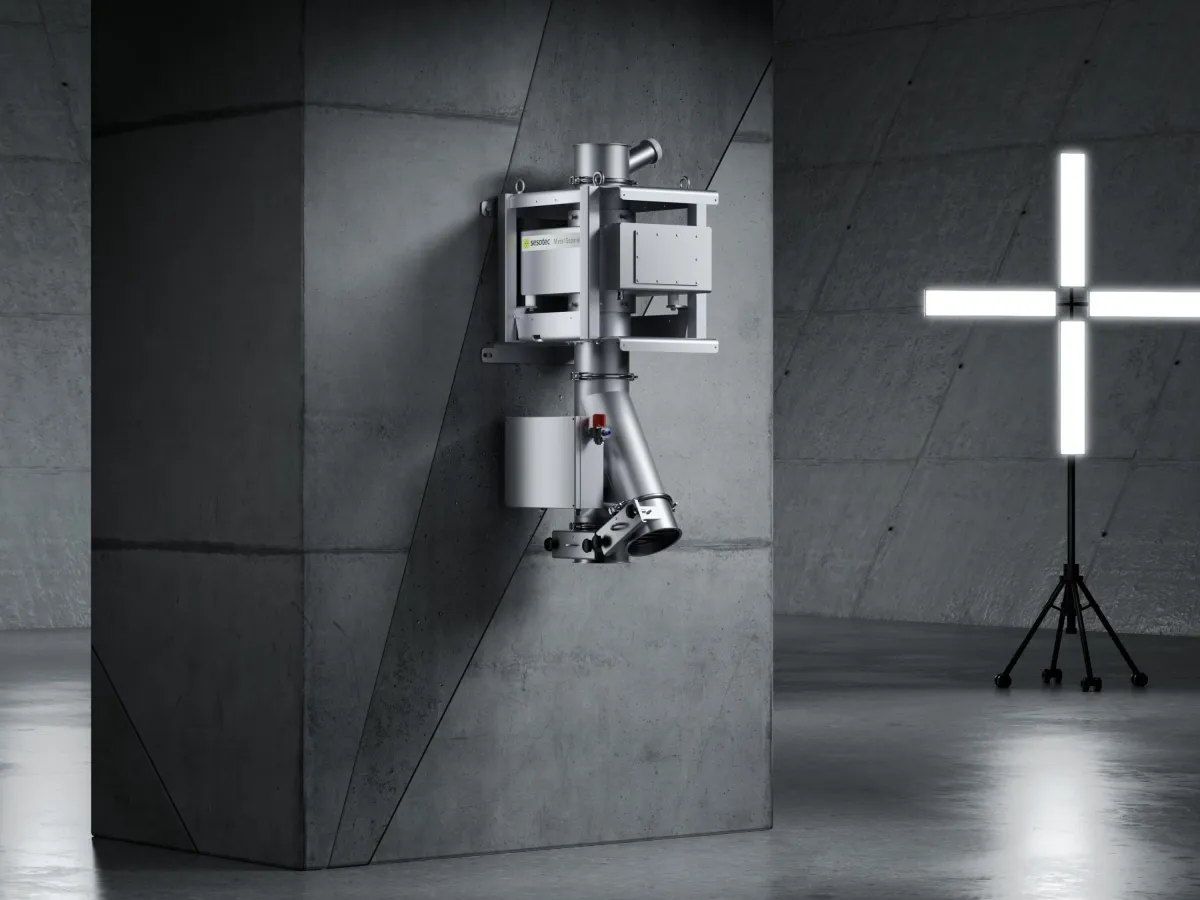 Metallseparator RAPID 5000 von Sesotec mit neuer Inline-Testvorrichtung Freifall XS (© (Abbildung: Sesotec GmbH))