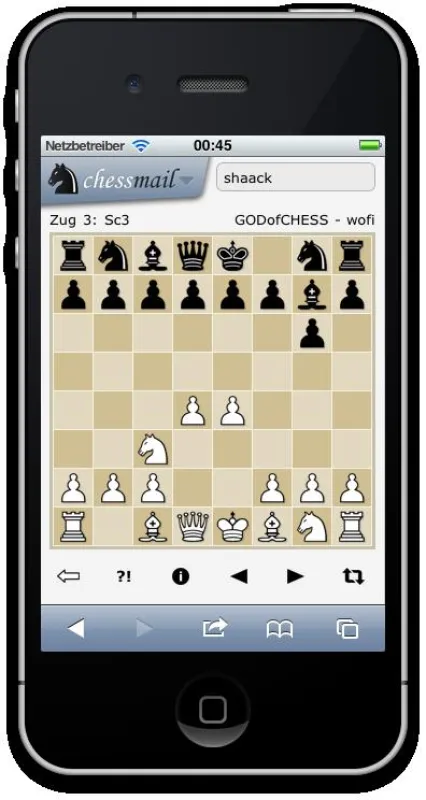 Schach unterwegs mit dem Smartphone