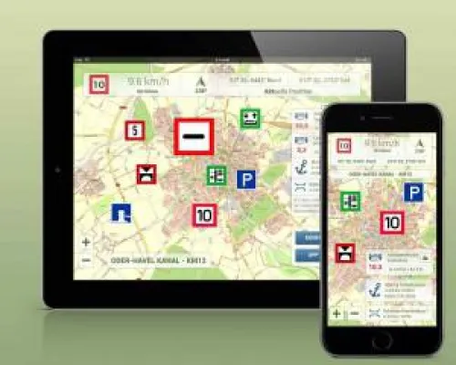 Bild: Navigieren auf dem Wasser, so einfach wie mit dem Auto auf der Straße.