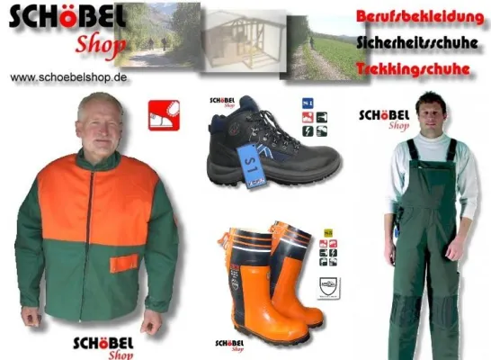 Bild: Sicherheitsschuhe, Schnittschutzkleidung zu fairen Preisen