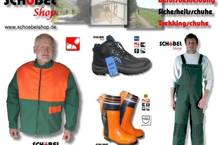 Bild: Sicherheitsschuhe, Schnittschutzkleidung zu fairen Preisen