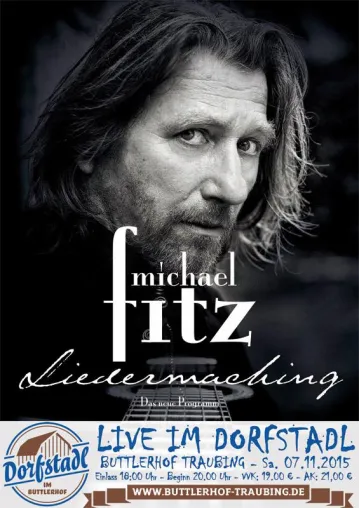 Michael Fitz - Liedermaching - live im Dorfstadl Buttlerhof Tutzing am 07.11.2015 Bild: Michael Fitz - Liedermaching - live im Dorfstadl Buttlerhof Tutzing am 07.11.2015