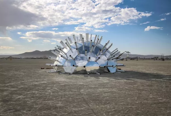 Desert Eyes – Studierendenprojekt beim Burning Man in den USA Bild: Desert Eyes – Studierendenprojekt beim Burning Man in den USA