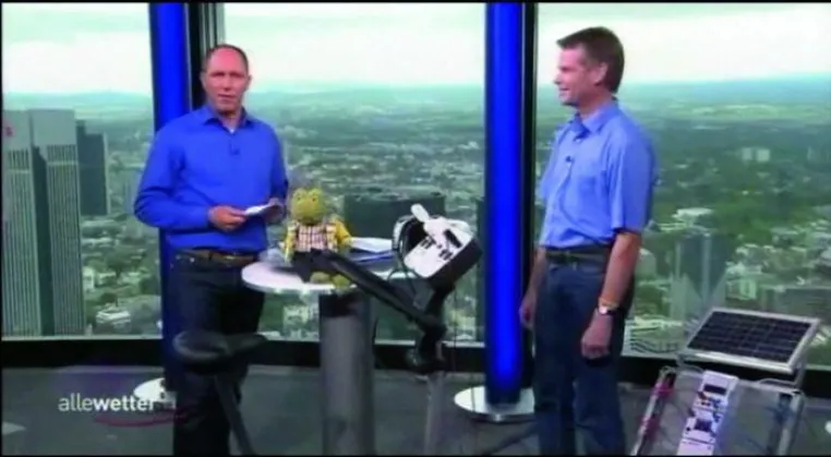 Energietechnisches Grundverständnis – Lehrmittel für Erneuerbare Energien von Christiani im Fernsehen Bild: Energietechnisches Grundverständnis – Lehrmittel für Erneuerbare Energien von Christiani im Fernsehen