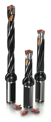 CoroDrill® 870 – Neuer Wechselkopfbohrer für Stahl und Gusseisen Bild: CoroDrill® 870 – Neuer Wechselkopfbohrer für Stahl und Gusseisen