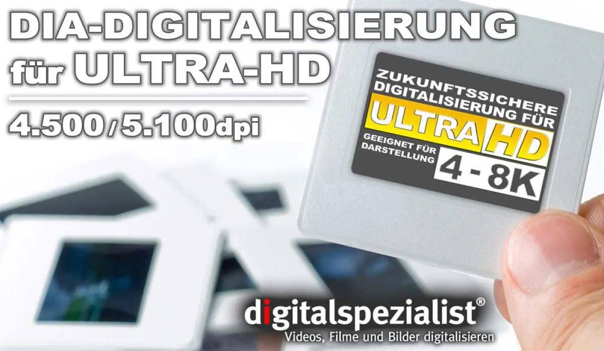Zukunftssichere Dia-Digitalisierung