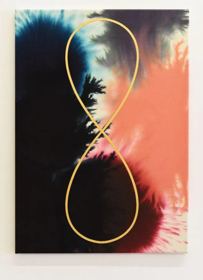 Infinity, 2015, Mischtechnik auf Leinwand, 70 x 50 cm