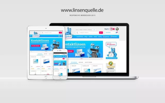 Bild: LinsenQuelle.de macht mobil - Neue Website erhöht Nutzerfreundlichkeit