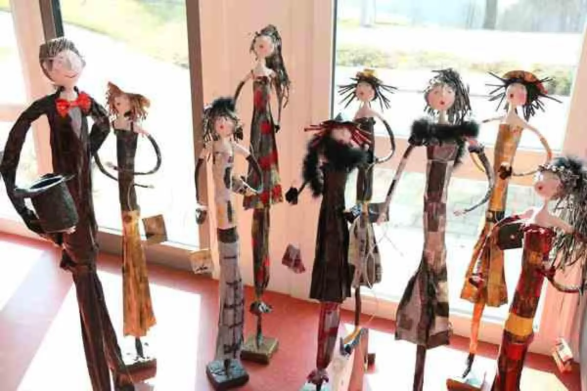 So schön kann Kunst sein. Jede Skulptur hat ihren eigenen ganz individuellen Charakter.