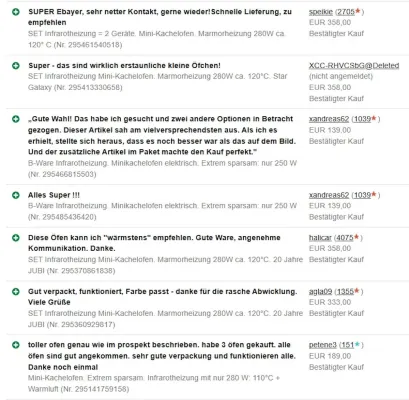 Infrarotheizungen 2025: reale Kundenmeinungen. Bild: Infrarotheizungen 2025: reale Kundenmeinungen.